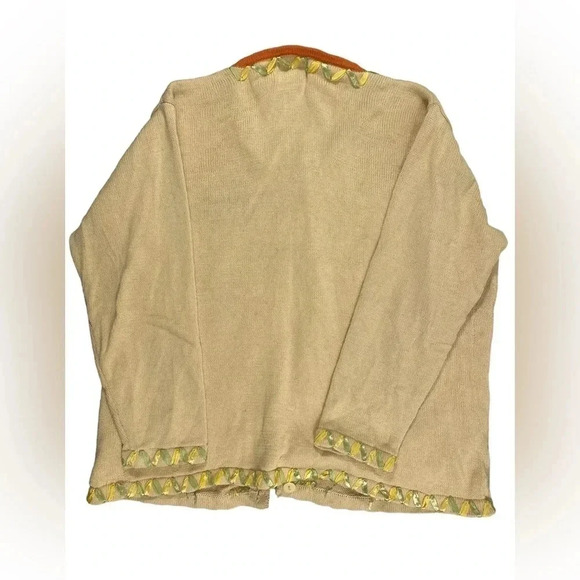 💥HOST PICK💥 Storybook Knits Size 2X Floral Design  Button Up Sweater Cardigan - Picture 2 of 11